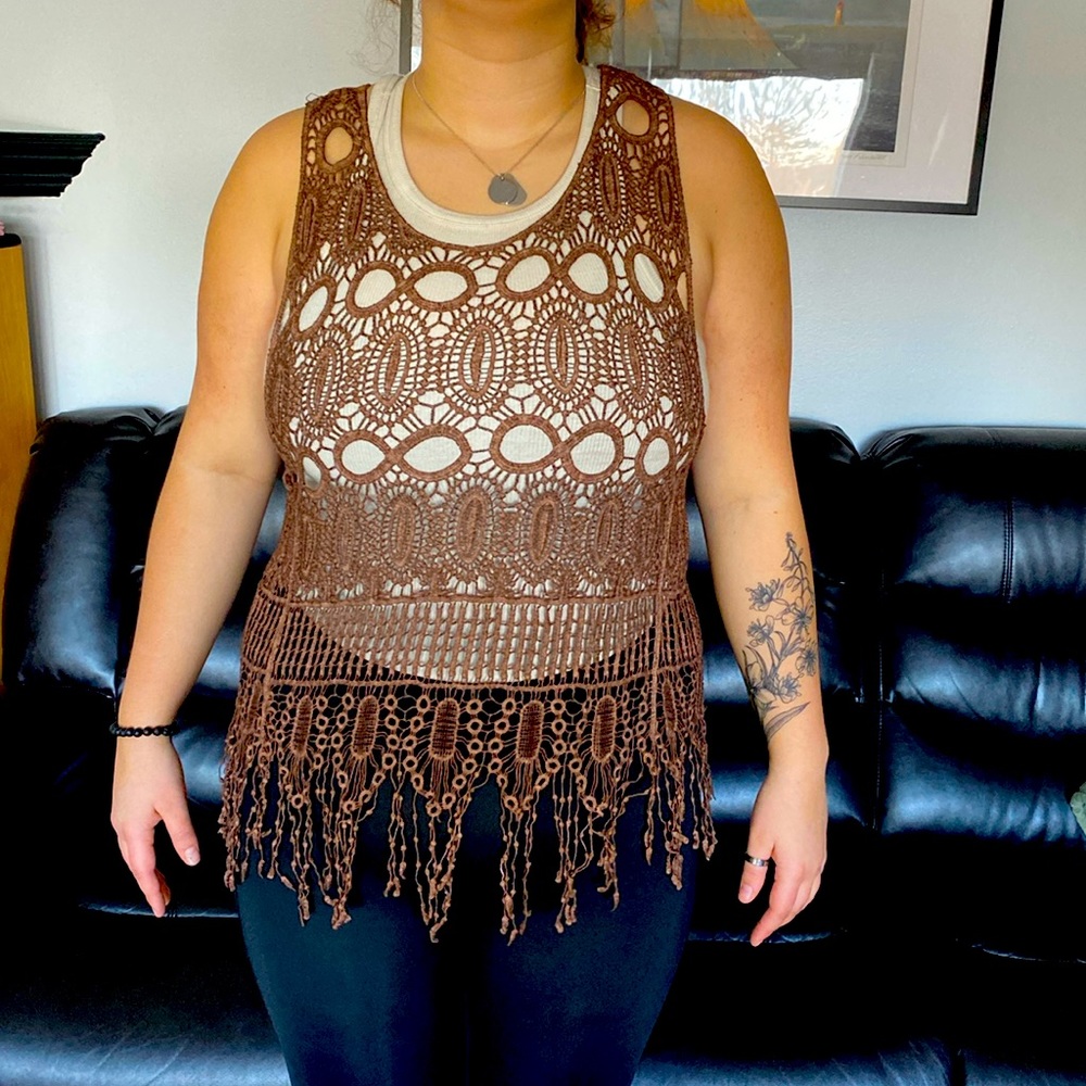 Boho tank top